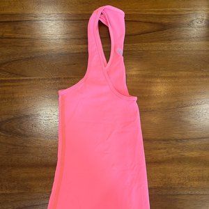 Soft Neon Pink Cropped Align Tank